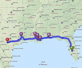 Our Route Across the Country – Part 10